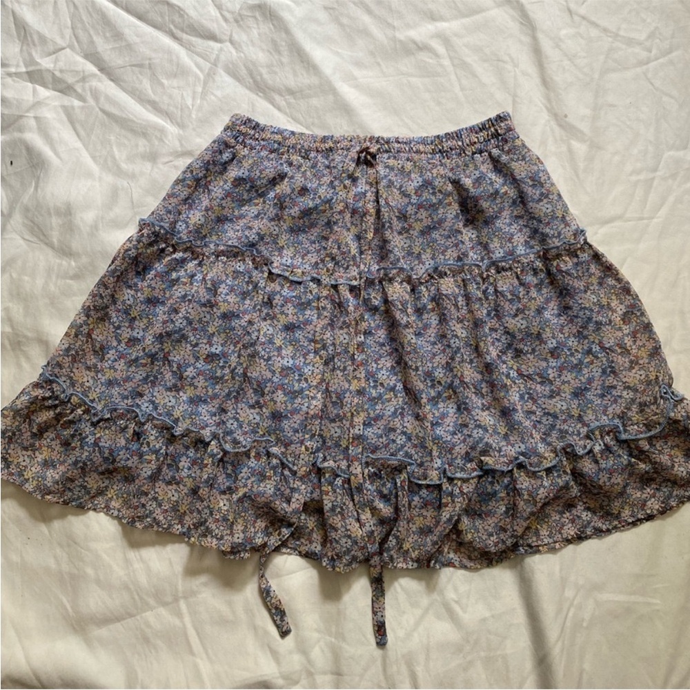 Sienna Sky Multicolor Floral A-Line Skirt